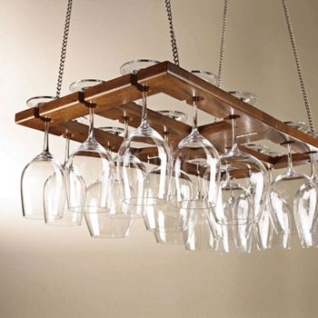 Storing the wine glasses